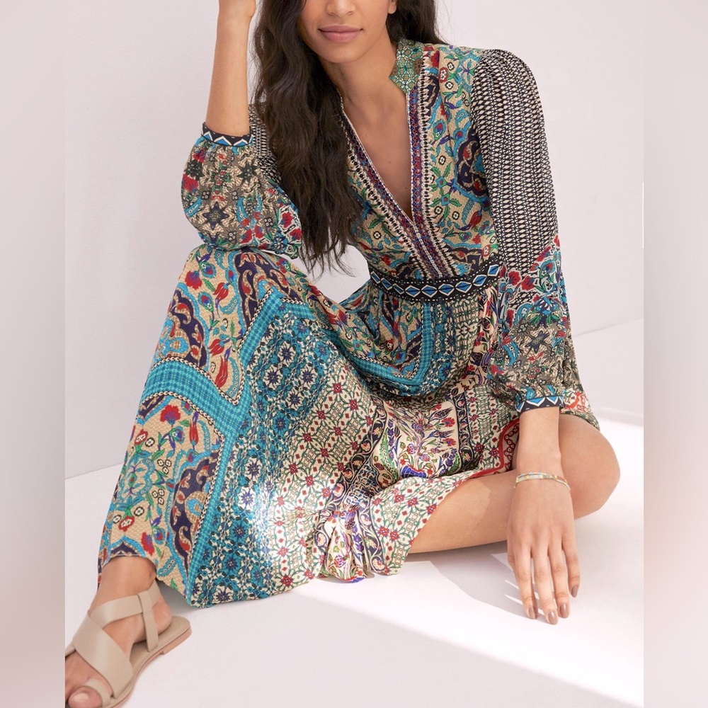 Fall/Winter NWOT Anthropologie BHANUNI JYOTI Ronika maxi dress Size 4 Sold Out